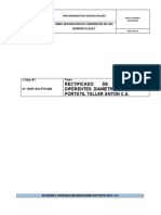 PTS 0010-Rectificado de Bridas de Diferentes Diametros