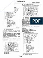 (A) Parking Pawl (B) Return Spring: Automatic Transmission