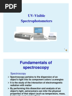 Presentation of UV-Visible Spectrophotometr