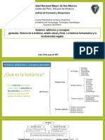 Definicion Historia y Fines de La Botánica Farmacéutica