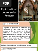 La Espiritualidad de Monseñor Romero