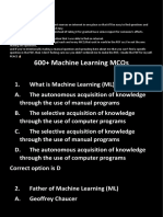 (Final) 600+ ML MCQ