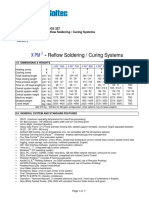 General Specification # GS 327 Model # 6836 - XPM2 Reflow Soldering / Curing Systems