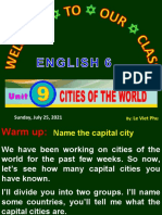 Unit 09 Cities of The World Lesson 7 Looking Back Project