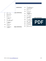 Integration 6 - Mixed Practice