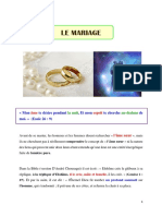 LE MARIAGE - Partie 1