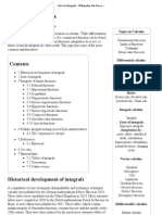 Lists of Integrals