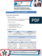 Rsupport Material / Material de Apoyo Learning Activity 2 / Actividad de Aprendizaje 2