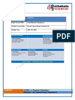 Subject Chemistry