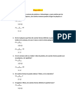 Problemas de Combinación, Permutacion y Variación