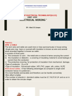 Electrical Wiring : Fundamentals of Electrical Technology (6113)