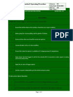 Standard Operating Procedure: Title: Sop For Ejector System Section No.: 13