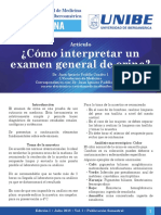 Interpretacion Del Examen de Orina