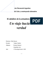 MONOGRAFÍA EL CABALLERO DE LA ARMEDURA OXIDADA Por Rosana Guarasci y Jacqueline Arce 1° PS