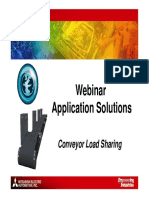 Webinar Application Solutions: Conveyor Load Sharing Conveyor Load Sharing