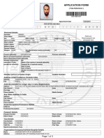 Application Form: Page 1 of 3