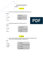 Ejercicios Propuestos-Matemática Financiera