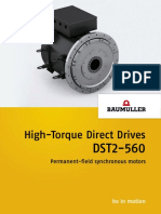 High-Torque Direct Drives: Permanent-Field Synchronous Motors