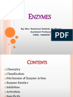 Nzymes: By: Mrs. Kalaivani Sathish. M. Pharm, Assistant Professor, Pims - Panipat