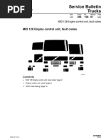 Service Bulletin Trucks: MID 128 Engine Control Unit, Fault Codes