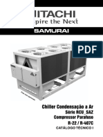 Manual Chiller Hitachi Samuraí MDT Chiller Serie Rcu Saz