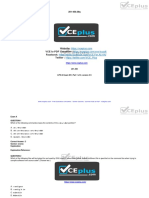 Website: VCE To PDF Converter: Facebook: Twitter:: Number: 201-450 Passing Score: 800 Time Limit: 120 Min