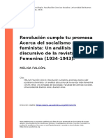 MELISA FALCON (2019) - Revolucion Cumple Tu Promesa Acerca Del Socialismo Feminista Un Analisis Discursivo de La Revista Vida Femenina (19 (..)