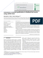 Nikoo - 2008 - Simulation of Biomass Gasification in Fluidized Bed Reactor Using ASPEN PLUS