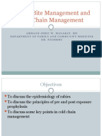 Animal Bite Management and Cold Chain Management