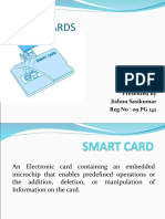 Smart Cards: Presented by Jishnu Sasikumar Reg No: 09 PG 142