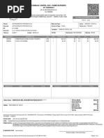 Factura Fecv-656 Antioqueña de Porcinos S.A.S.