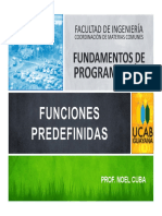 Funciones Predefinidas