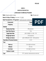 Annex A Exercise Prescription