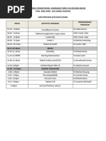 Tentatif Kursus Pemantapan JT Gred U32 Mac 2021