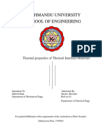 Thermal Conductivity of Thermal Interface Materials