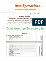 Páginas Recreativas 09 - Infusiones Yerba Mate y Té