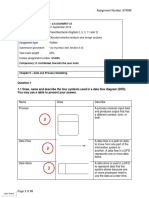 Draw, Name and Describe The Four Symbols Used in A Data Flow Diagram (DFD) - You May Use A Table To Present Your Answer