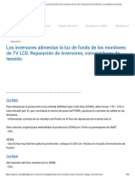 Los Inversores Alimentan La Luz de Fondo de Los Monitores de TV LCD. Reparación de Inversores, Convertidores de Tensión - .pdf123