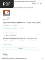 Physical Medicine and Rehabilitation Clinics of North America - Journal - Elsevier