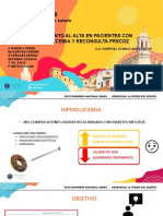 Tratamiento Al Alta en Pacientes Con Hipoglucemia y Reconsulta Precoz