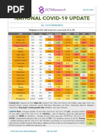 National COVID-19 Update by Octa Research On July 30, 2021