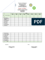 Project Lovell Learners' Progress Result