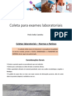 Coleta para Exames Laboratoriais