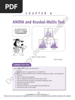 Chapter 6 - ANOVA and Kruskal-Wallis Test