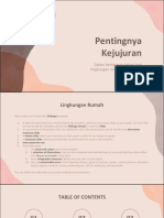 Pentingnya Kejujuran: Dalam Kehidupan Sehari Hari - Lingkungan Rumah Sekolah Dan Masyarakat