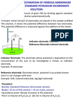 Potentimetric Estimation of FAS