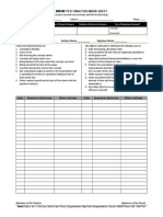 Test Analysis Worksheet