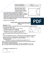 Epreuve de Maths 4