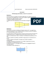 TD Mecanique Des Fluides SerieN2 2020 2021M1OA2CE