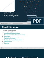 Lesson 6 - App Navigation